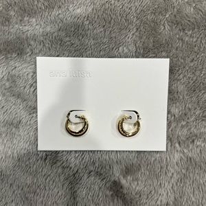 Ana Luisa Toda Mini Earrings - Gold Tone